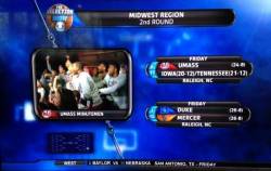 The CBS Selection Show captured the Minutemen's reaction when their seed was revealed.